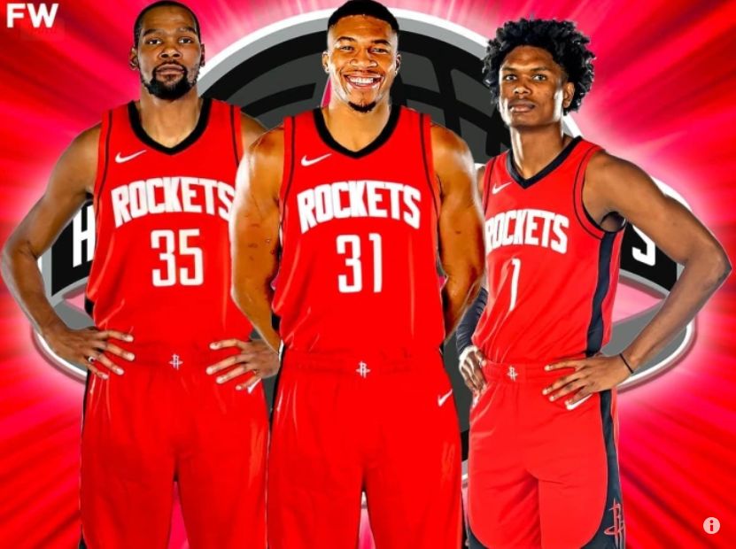 KD+字母入火箭组三巨？美媒列两方案出9大筹码：申京格林小贾都放弃