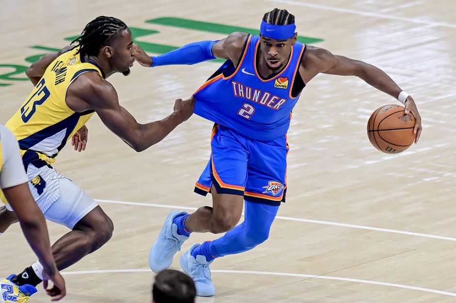 NBA总决赛G2战报：雷霆大胜步行者总分1-1 亚历山大34+8解锁里程碑