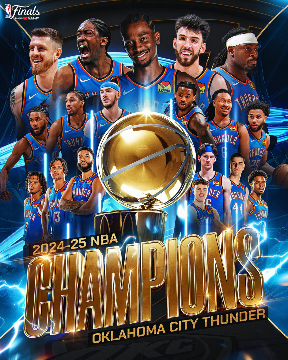 NBA总决赛雷霆vs步行者抢七大战 雷霆夺得队史第一个总冠军！