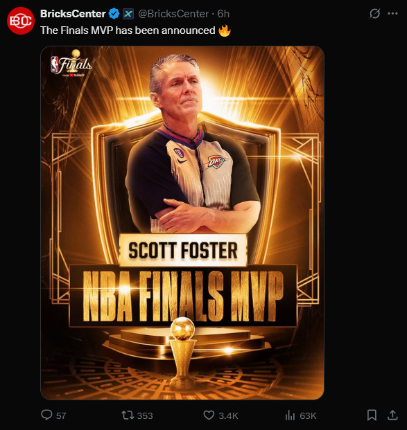 NBA总决赛MVP 美媒恶搞：FMVP已经公布了