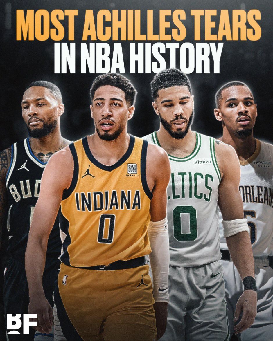 数据不说谎｜NBA单赛季8例跟腱撕裂创纪录！这究竟是怎么回事？
