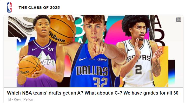 ESPN评独行侠选弗拉格仅B！基德欲让他打PG：潜在先发均高超两米