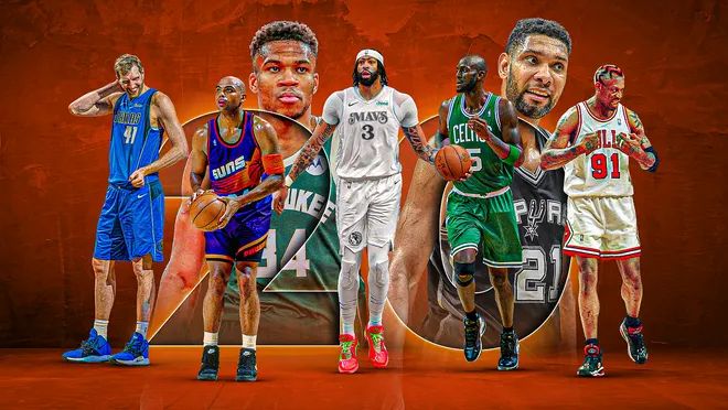 美媒评NBA史上最强20位大前锋：邓肯马龙加内特前三 字母浓眉追梦上榜