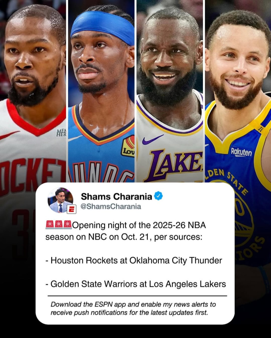 新火箭战卫冕冠军雷霆，勇士湖人老牌再碰撞！NBA新赛季揭幕战解析