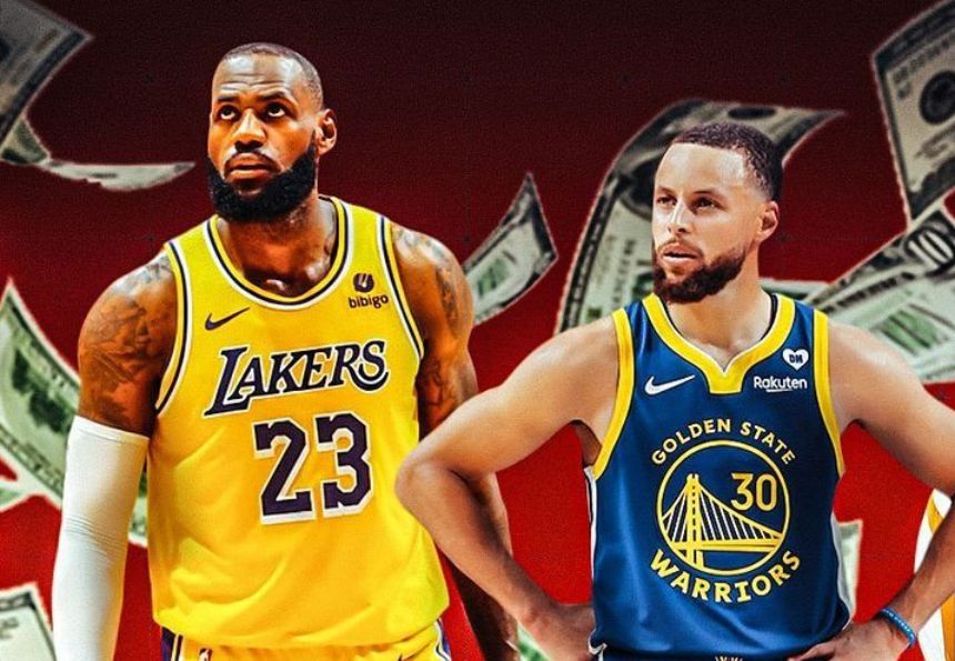 NBA球星生涯总薪水排名：詹姆斯5.83亿居首 布克乔治已超杜兰特