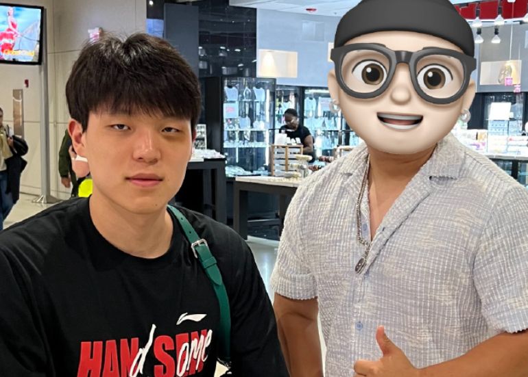 强度不小！杨瀚森训练中被肘到眼睛 已转战迈阿密进行又一轮特训