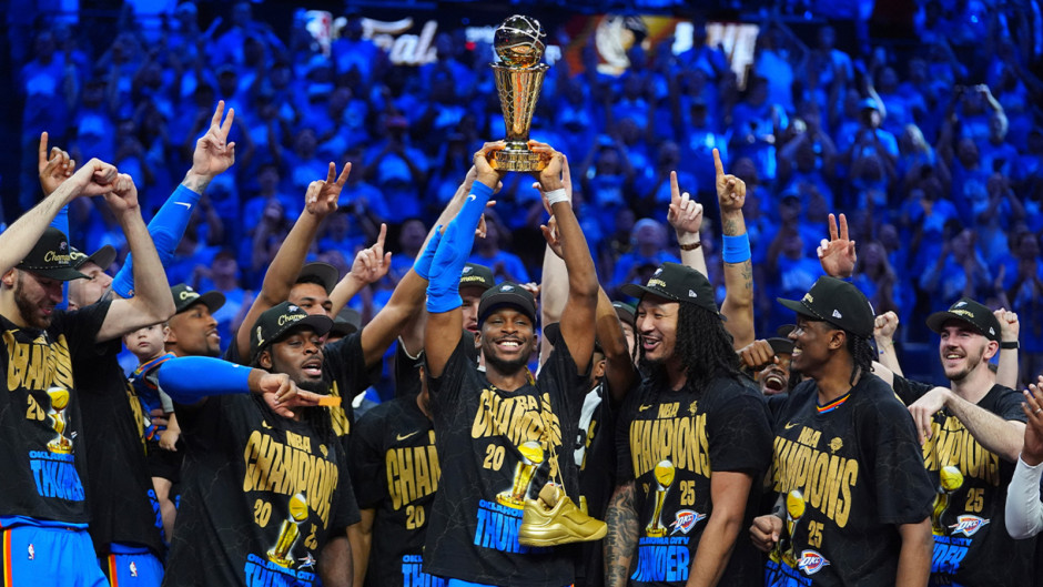 ESPN预测新赛季NBA总冠军 雷霆得到高分断层第一 掘金位居次席 骑士排名第三