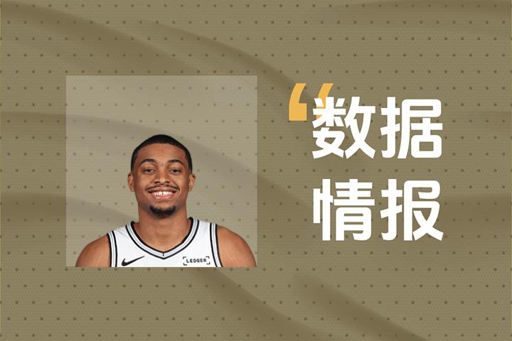 扛起进攻大旗！马刺约翰逊8投6中拿下16分2板