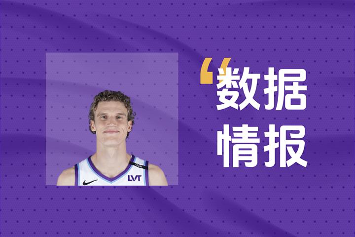 进攻状态不俗！爵士马尔卡宁首节5投2中砍下6分2板2助