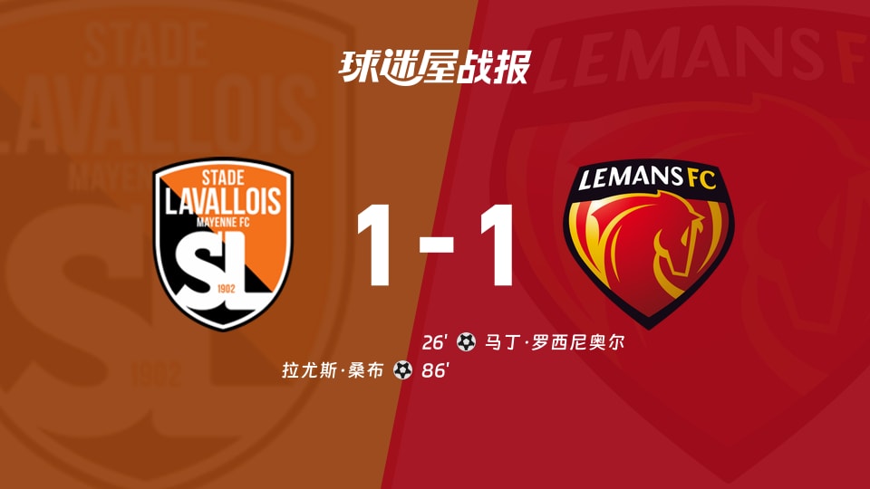 拉瓦勒vs勒芒比赛结果