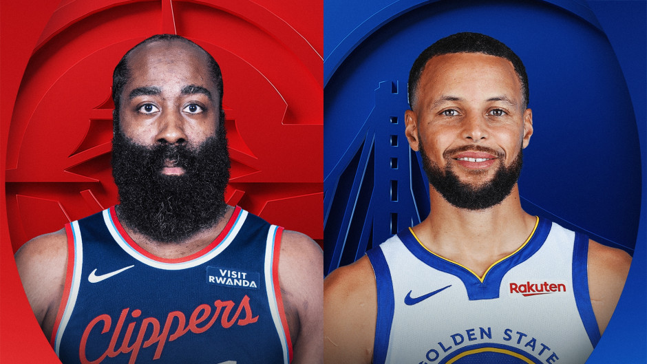 NBA常规赛勇士vs快船半场战报 哈登半场20分率快船反超勇士 NBA常规赛勇士vs快船半场战报 哈登半场20分率快船反超勇士