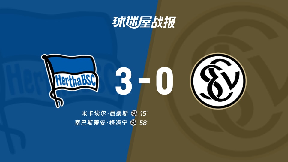 柏林赫塔vs艾禾斯堡比赛结果