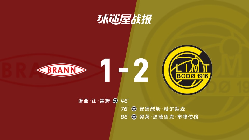 布兰vs博德闪耀比赛结果