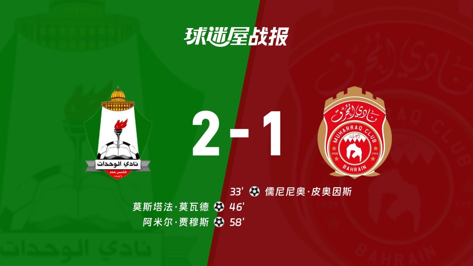安曼团结vs慕哈瑞克比赛结果