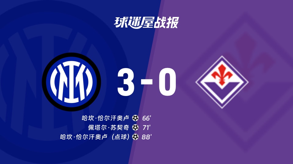 国米vs佛罗伦萨比赛结果