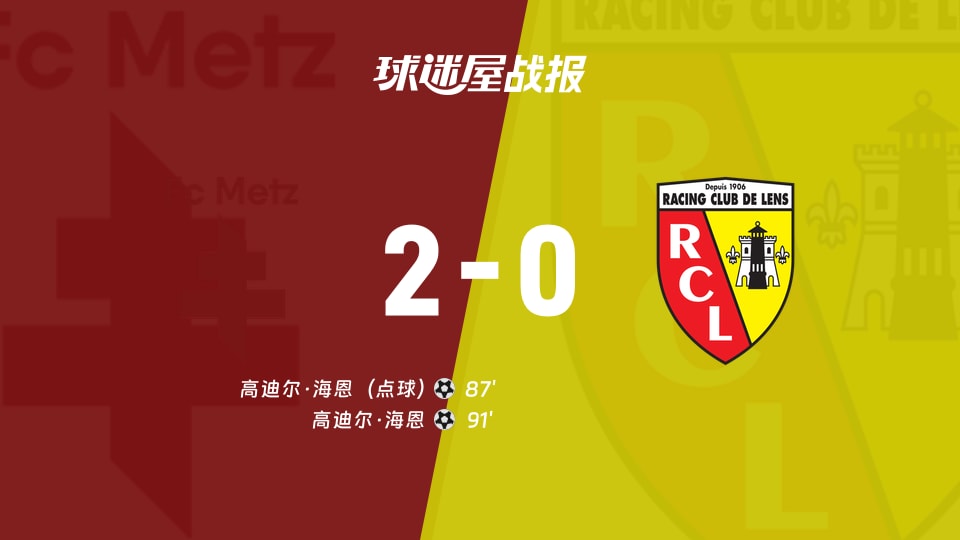 梅斯vs朗斯比赛结果