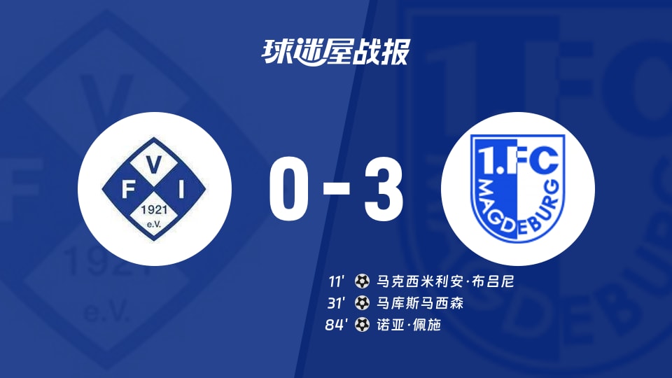 伊勒迪森vs马格德堡比赛结果