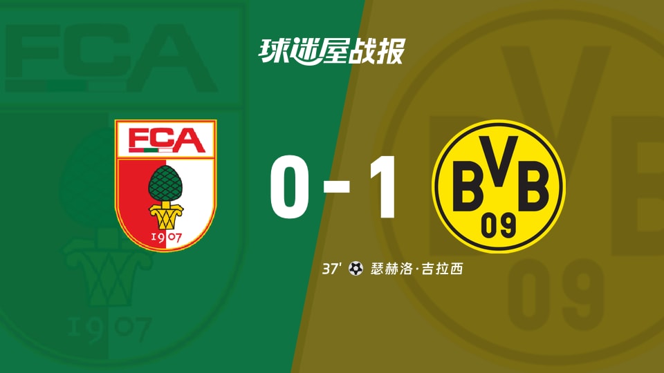 奥格斯堡vs多特蒙德比赛结果