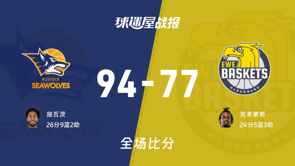 罗斯托克vs奥尔登堡战报