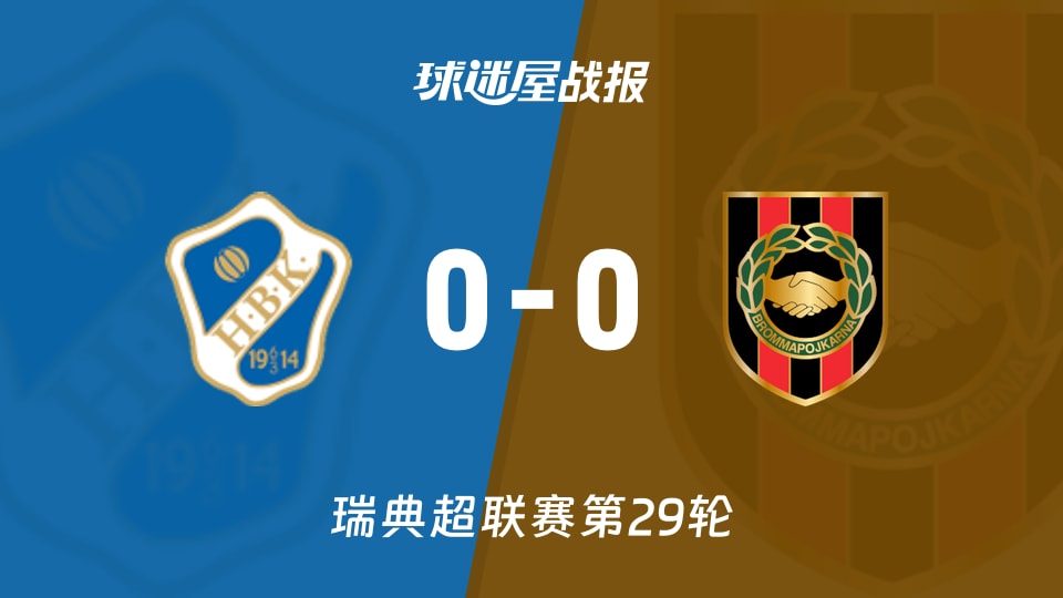 哈姆斯塔德vs布洛马波卡纳比赛结果