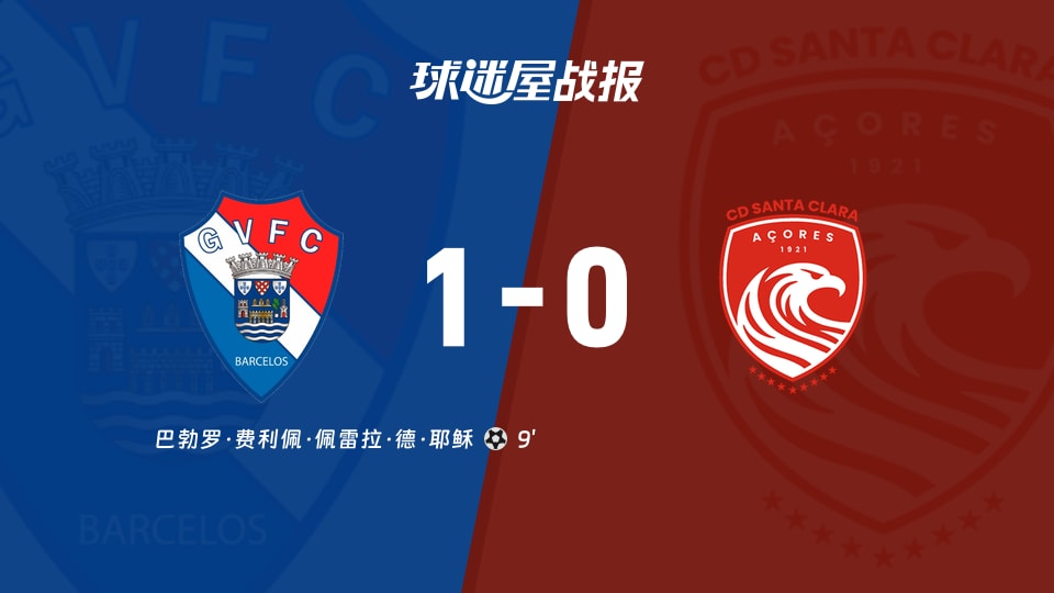 吉尔维森特vs圣克拉拉比赛结果