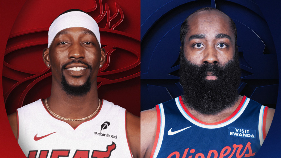 NBA常规赛快船vs热火 双方首发名单出炉!哈登、伦纳德vs鲍威尔、阿德巴约 NBA常规赛快船vs热火 双方首发名单出炉!哈登、伦纳德vs鲍威尔、阿德巴约