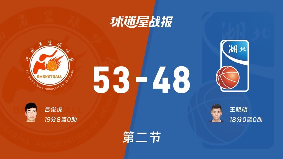 河南vs湖北第二节战报