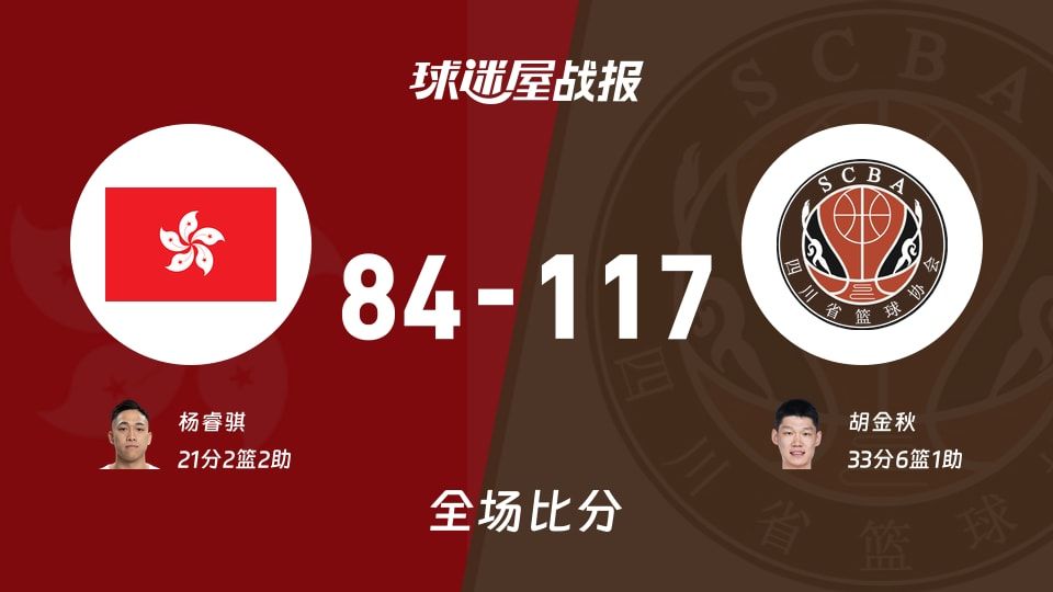 中国香港vs四川战报