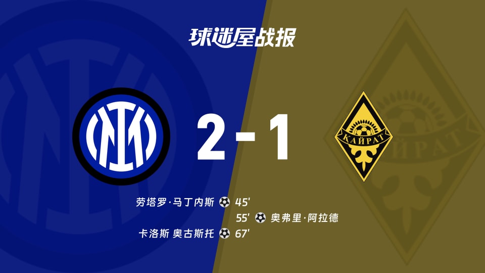 国米vs凯拉特比赛结果