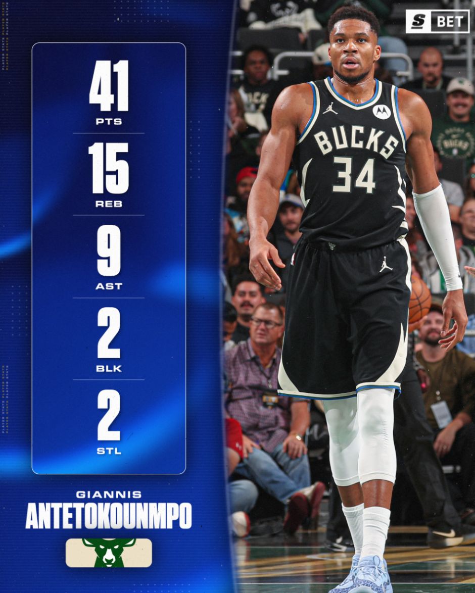 末节19分万夫莫敌!字母哥41+15又刷纪录 美媒晒数据赞世界最强 末节19分万夫莫敌!字母哥41+15又刷纪录 美媒晒数据赞世界最强