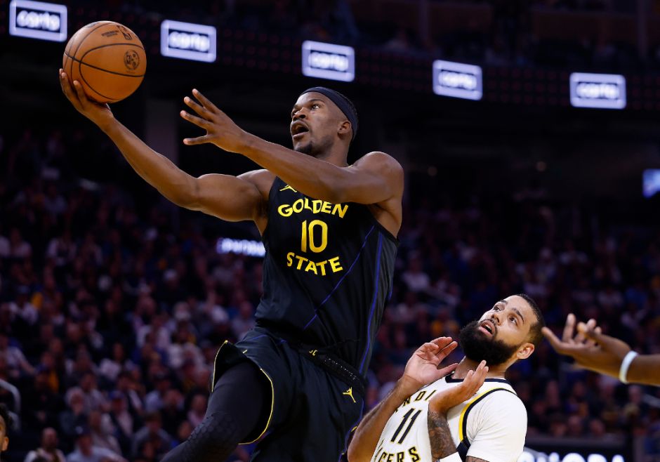 复仇成功！NBA常规赛战报：无库勇士6人上双大胜残阵步行者结束二连败 巴特勒21+9