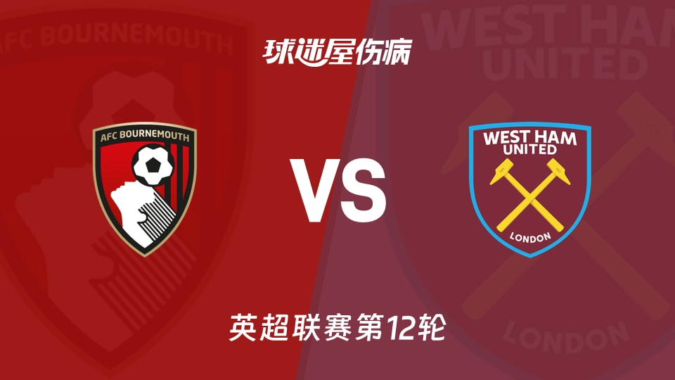 【英超】伯恩茅斯vs西汉姆联伤病名单最新(2025年11月22日)
