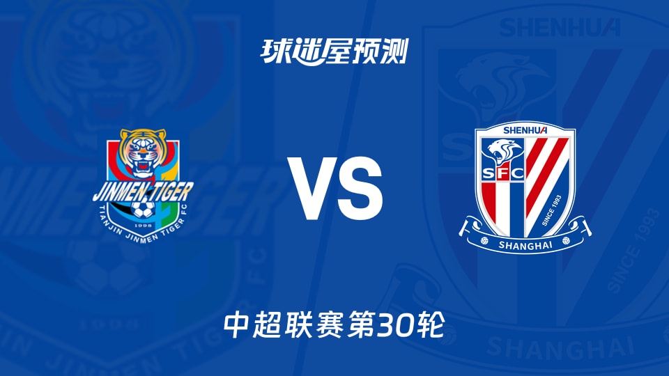 中超比赛前瞻：天津津门虎vs上海申花预测分析(2025年11月22日)