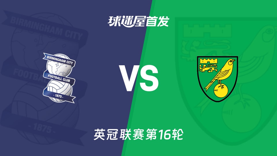 【英冠】伯明翰vs诺维奇首发阵容名单(2025年11月22日)