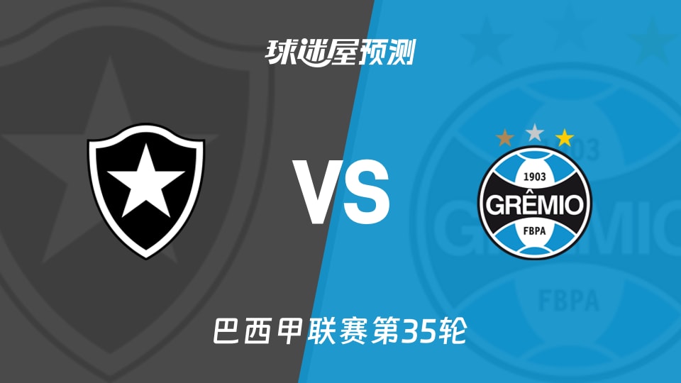 巴西甲比赛前瞻：博塔弗戈vs格雷米奥预测分析(2025年11月23日)