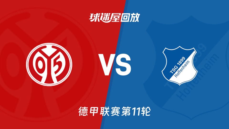 美因茨vs霍芬海姆回放录像【2025年11月22日】