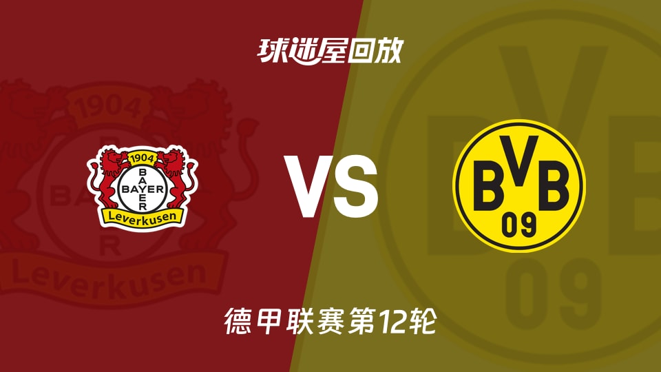 勒沃库森vs多特蒙德回放录像【2025年11月30日】