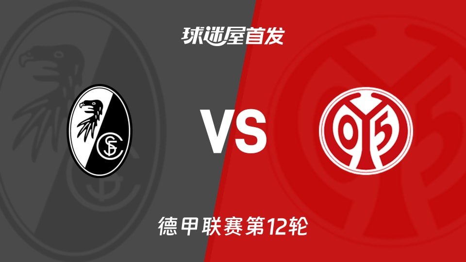 【德甲】弗赖堡vs美因茨首发阵容名单(2025年12月01日)