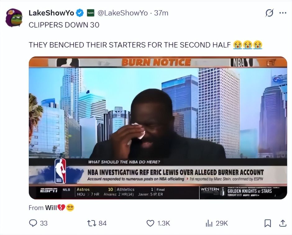 快船16战14负登全美热搜:湖媒幸灾乐祸 球迷呼吁调查卢 美记建议交易__快船16战14负登全美热搜:湖媒幸灾乐祸 球迷呼吁调查卢 美记建议交易