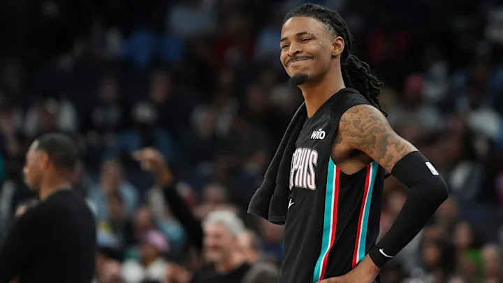 莫兰特缺席的比赛中灰熊取得8胜5负,而莫兰特出战时球队的战绩仅为5胜9负 莫兰特缺席的比赛中灰熊取得8胜5负,而莫兰特出战时球队的战绩仅为5胜9负