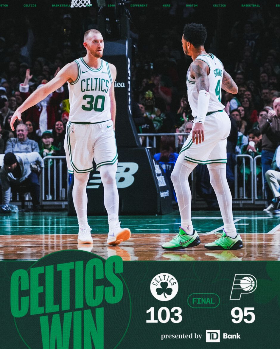 连续7战30+比肩真理！绿凯主场高呼布朗MVP 引20分逆转坐等塔图姆