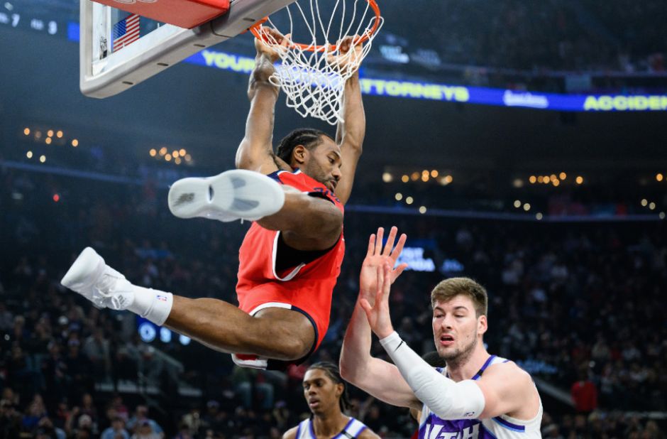 小卡45分末节20分！快船6连胜擒爵士 哈登20+7李凯尔22+8