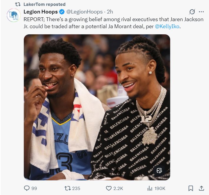 富保罗建议用小里换3J！湖媒赞同还放眼未来：今夏詹皇退役再签凯斯勒