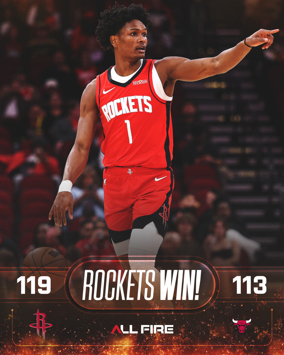 NBA回放全场录像高清：常规赛公牛vs火箭（1月14日）申京23+7+11