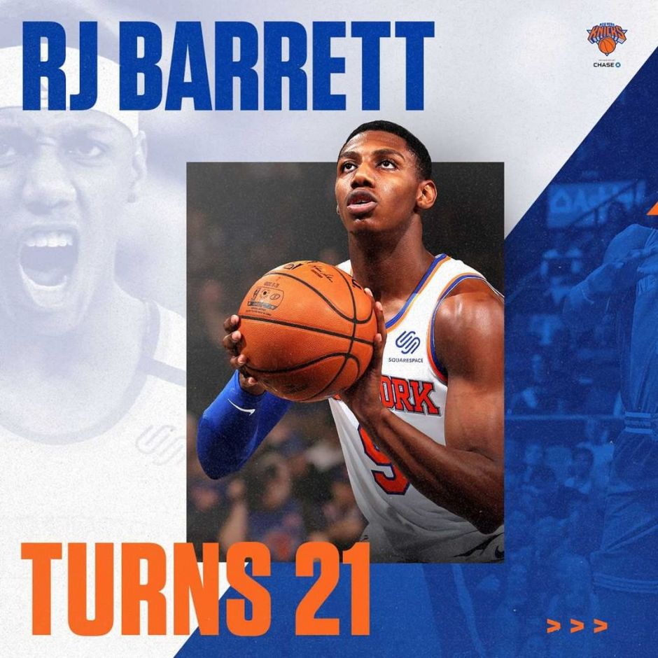 RJ Barrett is only 21 years old.