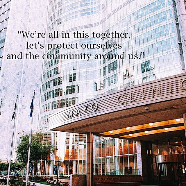 @MayoClinic has begun rolling out a test to detect the virus that causes COVID-19. My hope is that we can fight this virus quicker and more efficiently by increasing the testing capabilities and availability and Mayo Clinic’s overall COVID-19 response. This is why I will be donating $100K to support these efforts. Thank you to the Mayo Clinic workers and all healthcare workers who are working around the clock to treat us. You are our heroes. 
We’re all in this together, let’s protect ourselves and the community around us.