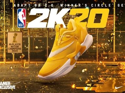 又一款2k游戏配色新鞋，可惜Nike Adapt BB 2.0只做决赛专属！