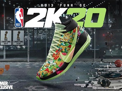 2K巨星战靴，灵感来源于小杜喜欢的音乐，花卉 Nike KD 13 GE！