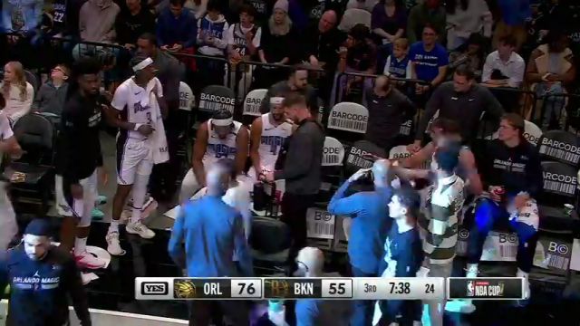 【2024年11月30日】NBA杯小组赛：魔术vs篮网第3节中文解说录像回放