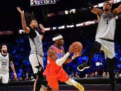 [腾讯全场集锦]🏀马刺4人20+终结雷霆16连胜进决赛！文班复出22+9 SGA29+5